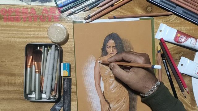 Colour Pencils Painting. #camlin #derwent #drawing #sketch #colourpencil #brustro #painting #art смотреть онлайн