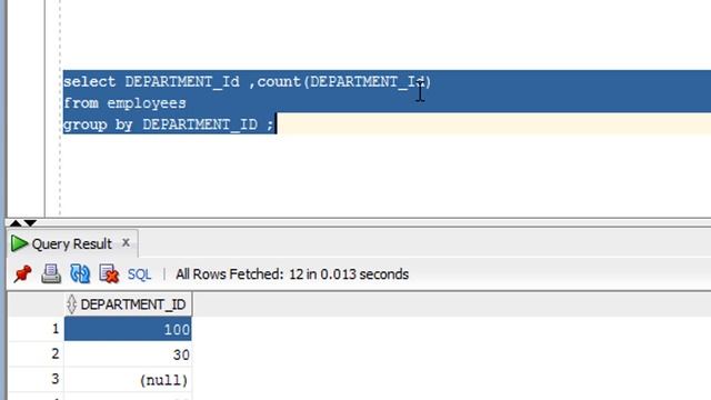 Oracle SQL Tutorial#54 Group by in oracle | Deep dive Database смотреть онлайн