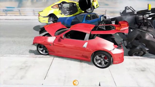 Street Racing Car Crashes #3 BeamNG Drive Dimka смотреть онлайн