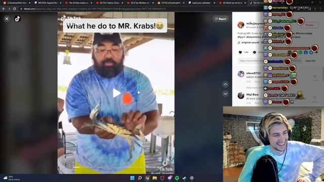 xQc laughs at mini pekka TikTok смотреть онлайн