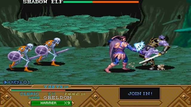 Dungeons & Dragons Tower Of Doom(D&D1) Hardest cleric no miss playthrough смотреть онлайн