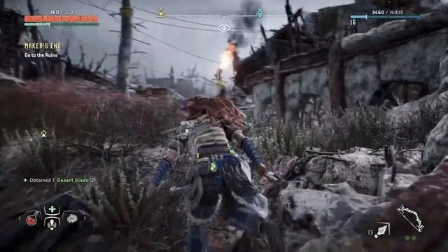 Horizon Zero Dawn full walkthrough gameplay | Bandit Camp Shattered Kiln смотреть онлайн