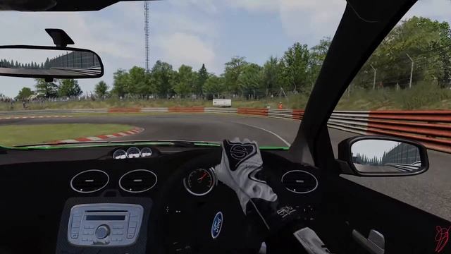 Ford Focus RS vs Renault Megane RS 275 / Nürburgring / Assetto Corsa смотреть онлайн