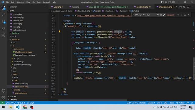 create real time chat with laravel +Vue + websocket смотреть онлайн