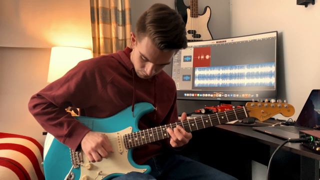 Quick Blues Demo of 2021 Fender American Professional ii Stratocaster (Miami Blue) смотреть онлайн