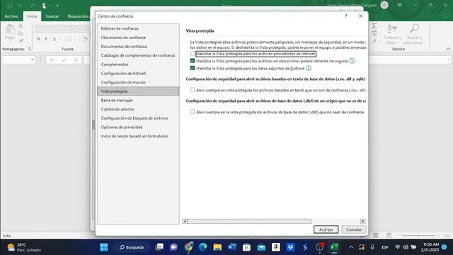 No se puede abrir el archivo en vista protegida en Excel - Solución смотреть онлайн