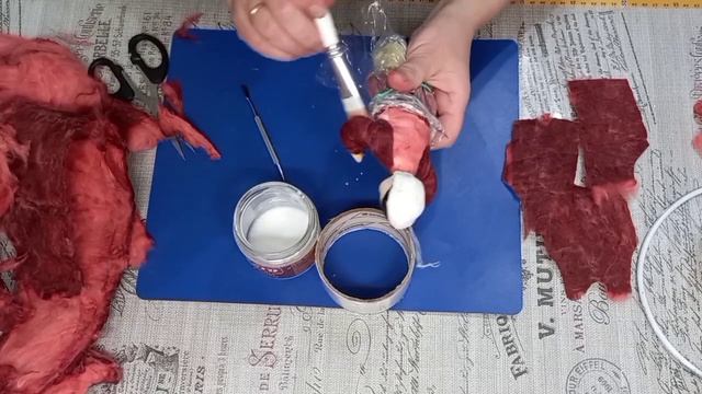 Cotton wool toy / Cotton wool doll / Ватная игрушка ДУНЯША. Часть 2. смотреть онлайн