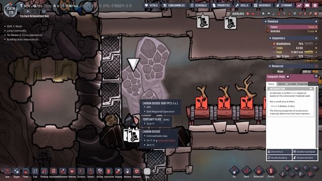 Nature Reserve and CO2 Problems | Max Diff Achievement Run | Ep 7 | ONI смотреть онлайн