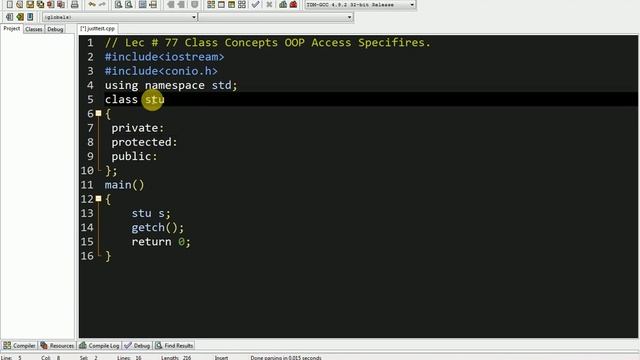 lec # 77 OOP Class Access Specifiers Private, Protected, Public in C++ Language urdu hindi helpful смотреть онлайн