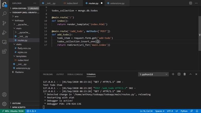 Beginner Flask Project: Create a Todo App With Flask and MongoDB смотреть онлайн
