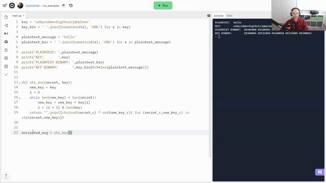 picoCTF str_xor Function Explained (XOR Cypher) смотреть онлайн