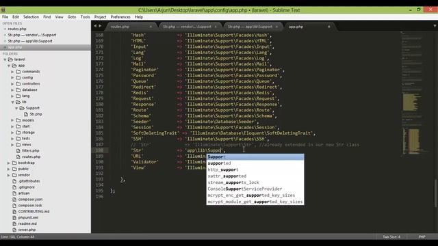 laravel 4 extending Str class with custom parse feed method and autoloading смотреть онлайн