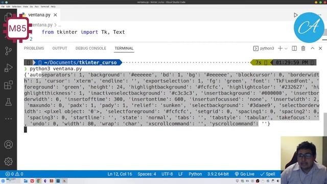Clase 7 - Text (Área de texto) - Tkinter Python #mecatronica85 #cbtis85 ??? смотреть онлайн