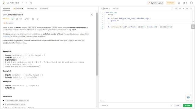 LeetCode題目詳解 39. Combination Sum PYTHON解法 刷題 смотреть онлайн