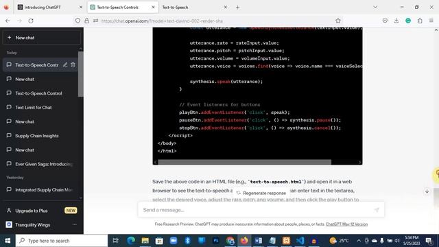 How I built a Text To Speech Tool using ChatGPT Based on HTML & JavaScript смотреть онлайн