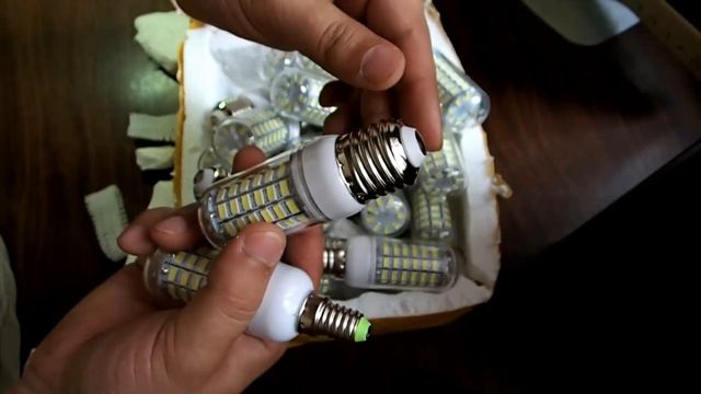 Светодиодные лампы - распаковка посылки с Алиэкспресс | Посылка из Китая смотреть онлайн