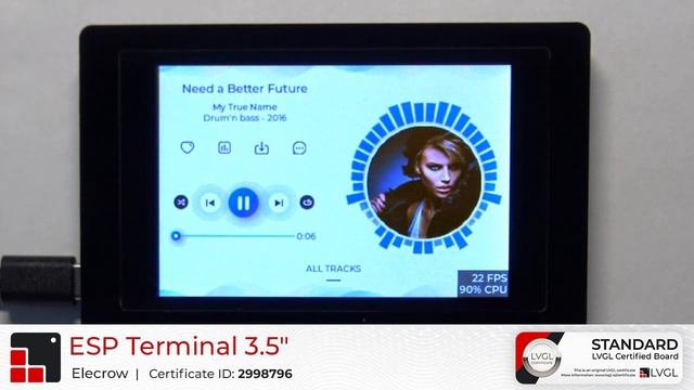 Elecrow ESP Terminal 3.5" | board certification review | LVGL смотреть онлайн