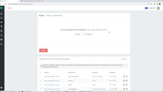 Аналитика в чат-боте смотреть онлайн