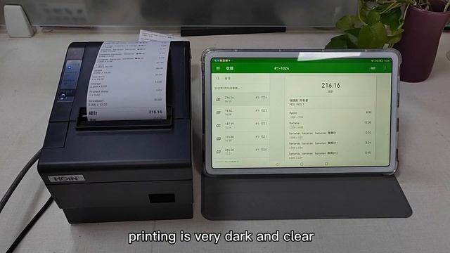 HOP-E802 Thermal Receipt Printer Ethernet port printing With Android loyverse POS смотреть онлайн