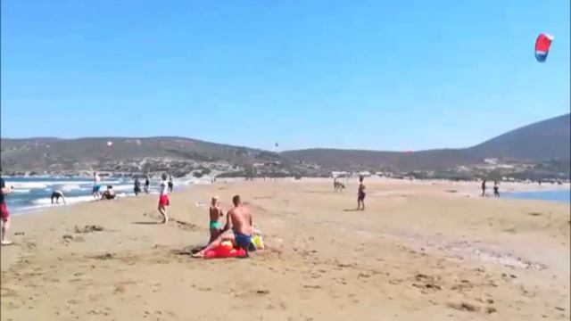 Жарким днём отдыхаем на двух морях сразу - Эгейском и Средиземном! Прасониси, о.Родос смотреть онлайн