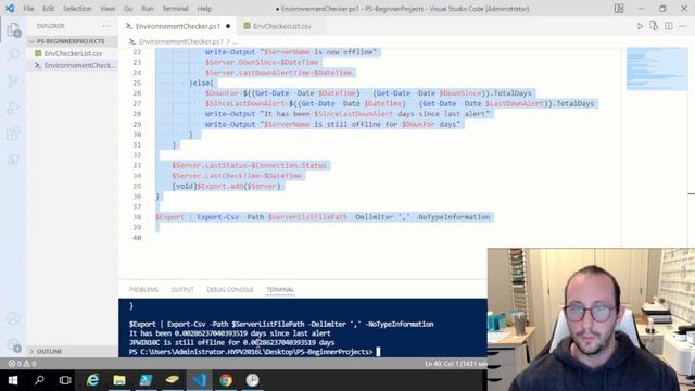 PowerShell Tutorials : Environment Checker (Beginner Project) смотреть онлайн