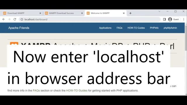 How to Install XAMPP Server on Windows 10 | XAMPP Step by Step Setup for PHP смотреть онлайн