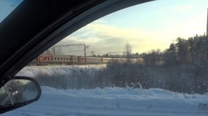 Ж\д переезд в Токсово