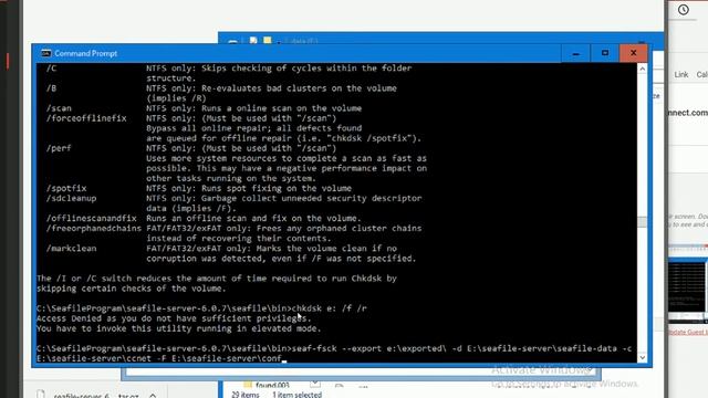 Trying to repair SeaFile server err connection refused error смотреть онлайн