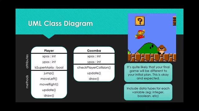 UML diagrams (excerpt from Game Dev Project video) смотреть онлайн