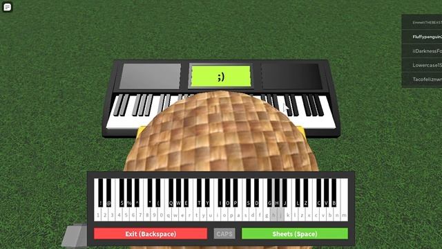 Bad Apple Roblox Piano смотреть онлайн