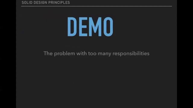 SOLID Design Principles | Single Responsibility Principle смотреть онлайн