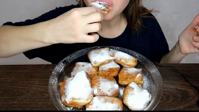 ???/ASMR/ Пончики Бенье/ Beignets/ Звуки еды смотреть онлайн