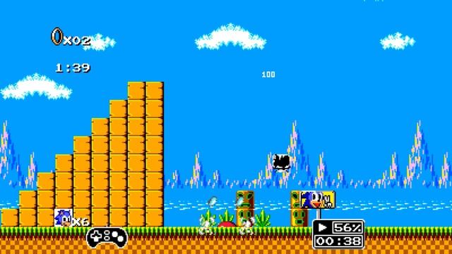 TAS Fun: Sonic Boll - Mario Lost Levels and Knuckles 1-1 - 1-4 смотреть онлайн