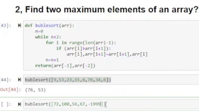 Two max of an array| Max difference of array | Python Exercises for Beginners - Exercise #2 | 2022 смотреть онлайн