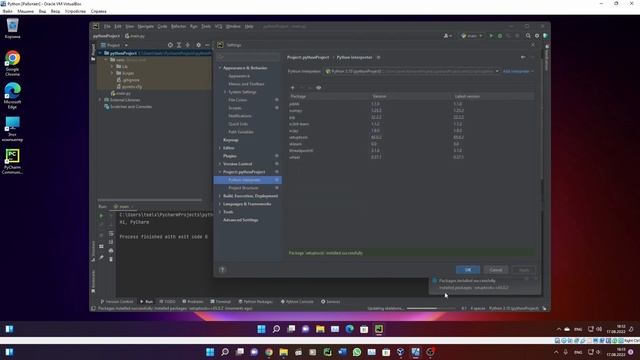 Установка и настройка PyCharm на Windows 10/11 смотреть онлайн