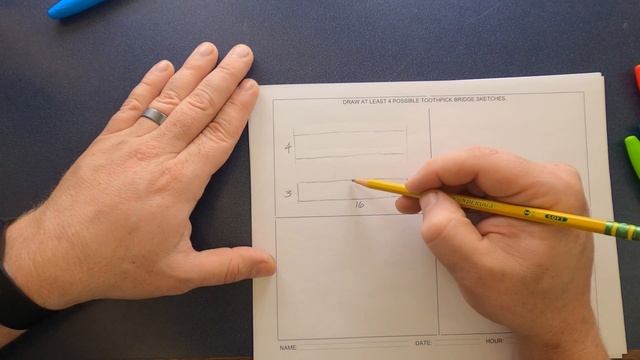 Toothpick Bridge Thumbnail Sketching смотреть онлайн