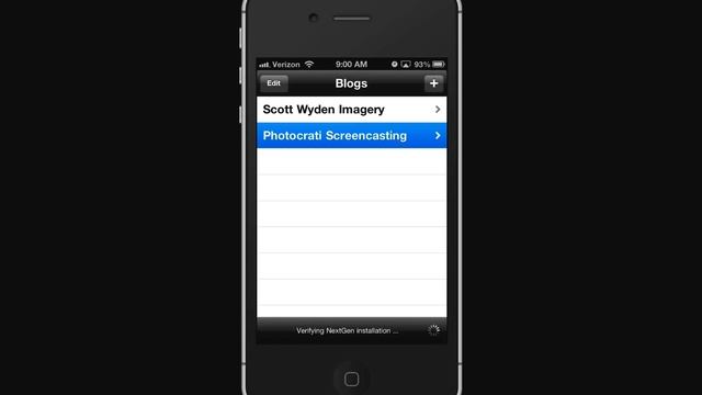 NextGEN Gallery for iPhone смотреть онлайн