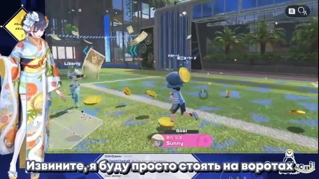 Крони дико заорала от стыда когда пропустила мяч в ворота [Hololive RU SUB] смотреть онлайн