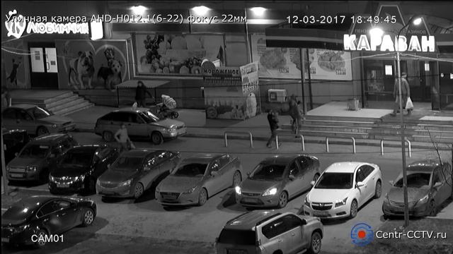 Уличная камера AHD 1080 (2мп) модель AHD-H012.1(6-22) ночью режим монохром