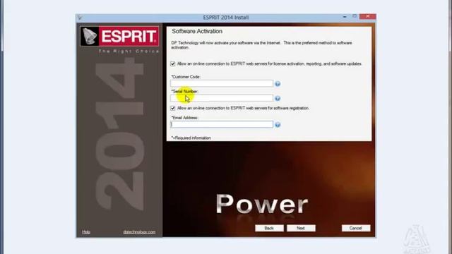 ESPRIT 2014 Installation Guide смотреть онлайн