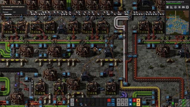 Factorio #73. Один электро столб держит верх. смотреть онлайн