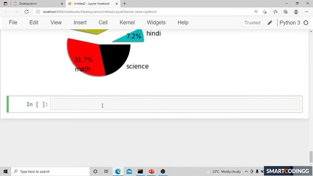 smart coding || different parameter in pie chart (matplotlib) смотреть онлайн
