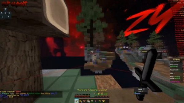 Cheating on BlocksMC Skywars with FDP Client once again! / config