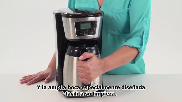 BLACK+DECKER™ Cafetera Programable de 12 Tazas con jarra térmica CM2035BD смотреть онлайн
