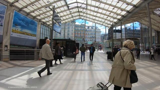 Gare du Nord Paris - Largest Trainstation in Europe - ?? France [4K HDR] Walking Tour смотреть онлайн