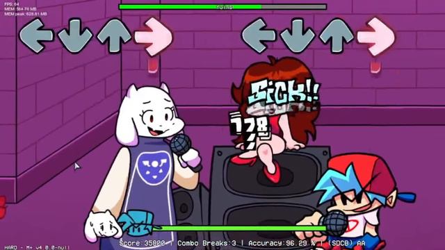 Undertale FNF mod || Demo смотреть онлайн