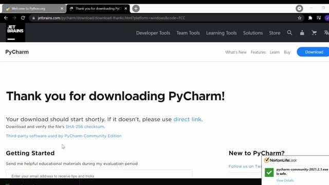 How to Download and Install Python and Pycharm Windows 10 | Python for tutorial for beginners смотреть онлайн