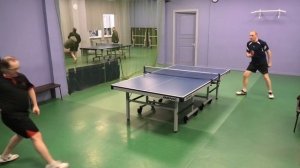 учимся играть в настольный теннис - связка тактика FH в диагональ/ BH по прямой в игре на счет