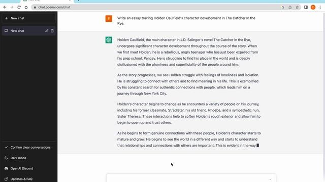 ChatGPT Quick Example смотреть онлайн