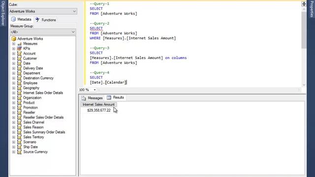 MDX-Part-1-MDX Query Basics смотреть онлайн